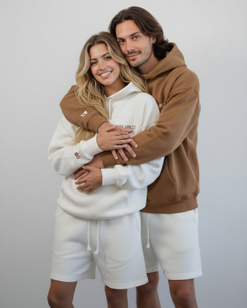 Custom Embroidered Roman Numeral Hoodie, Couple Shirt Initial On Sleeve,